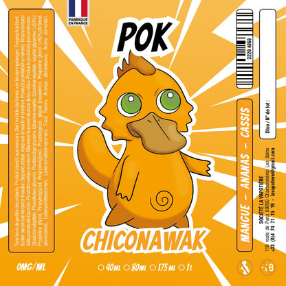PoK Chikonawack 50 ML – Ananas, Mangue, Cassis